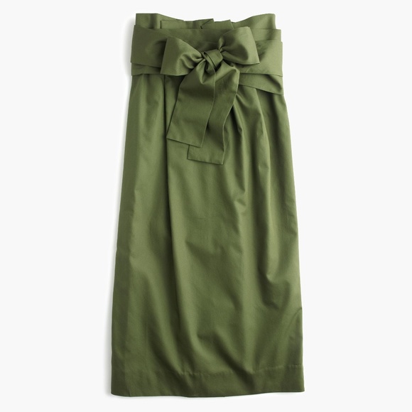 J.Crew Paper Bag Skirt in Twill 4 - Picture 1 of 4